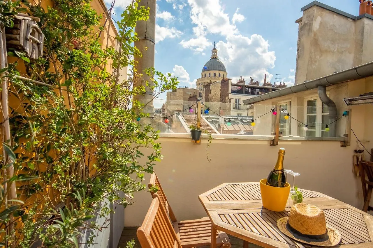 Apartmán Notre-Dame -Latin Quarter Vip Rooftop Terrace View Paříž